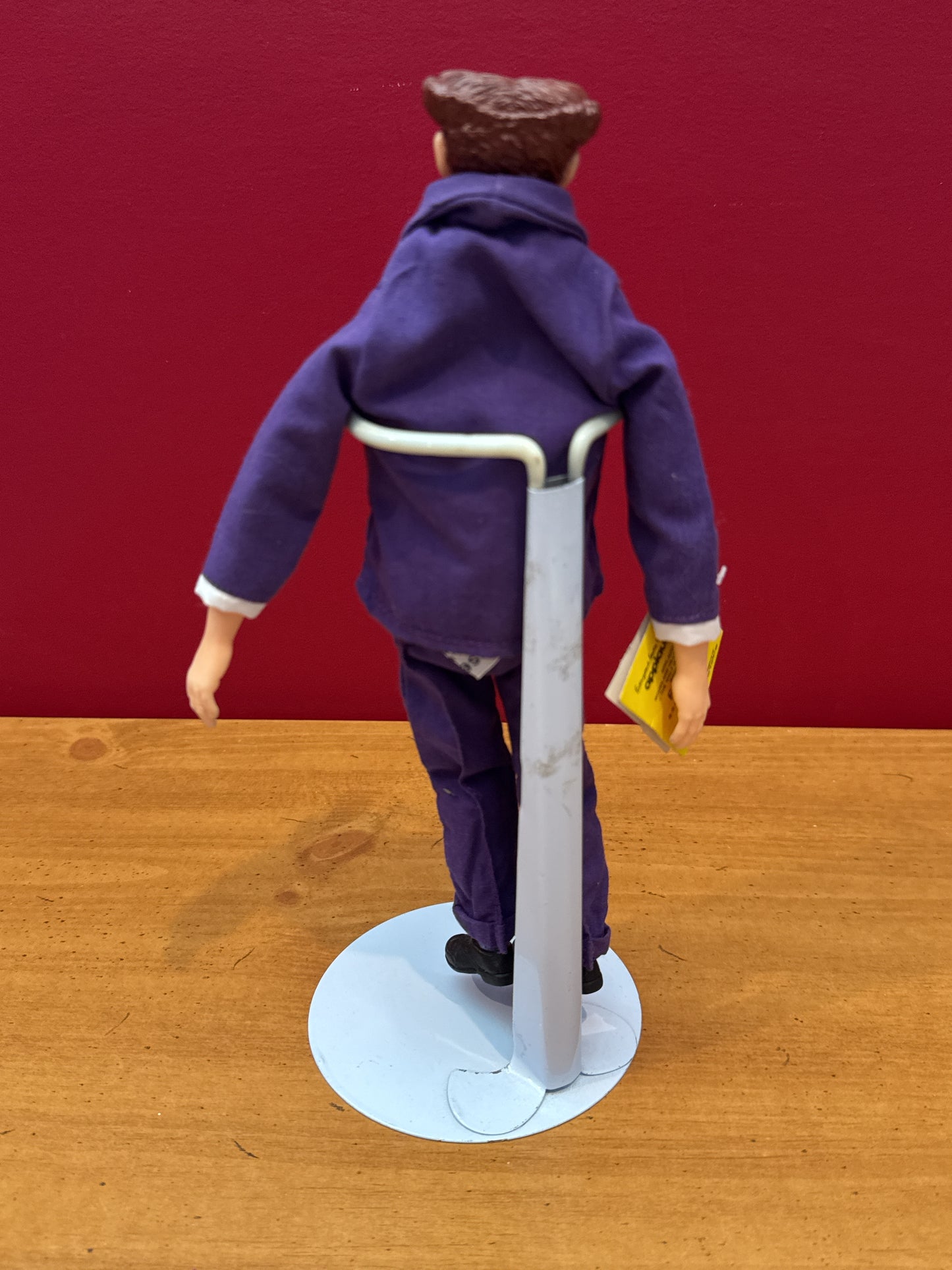 Dick Tracy Vintage 1990 10" Applause Flat Top Doll with Stand New with Tags