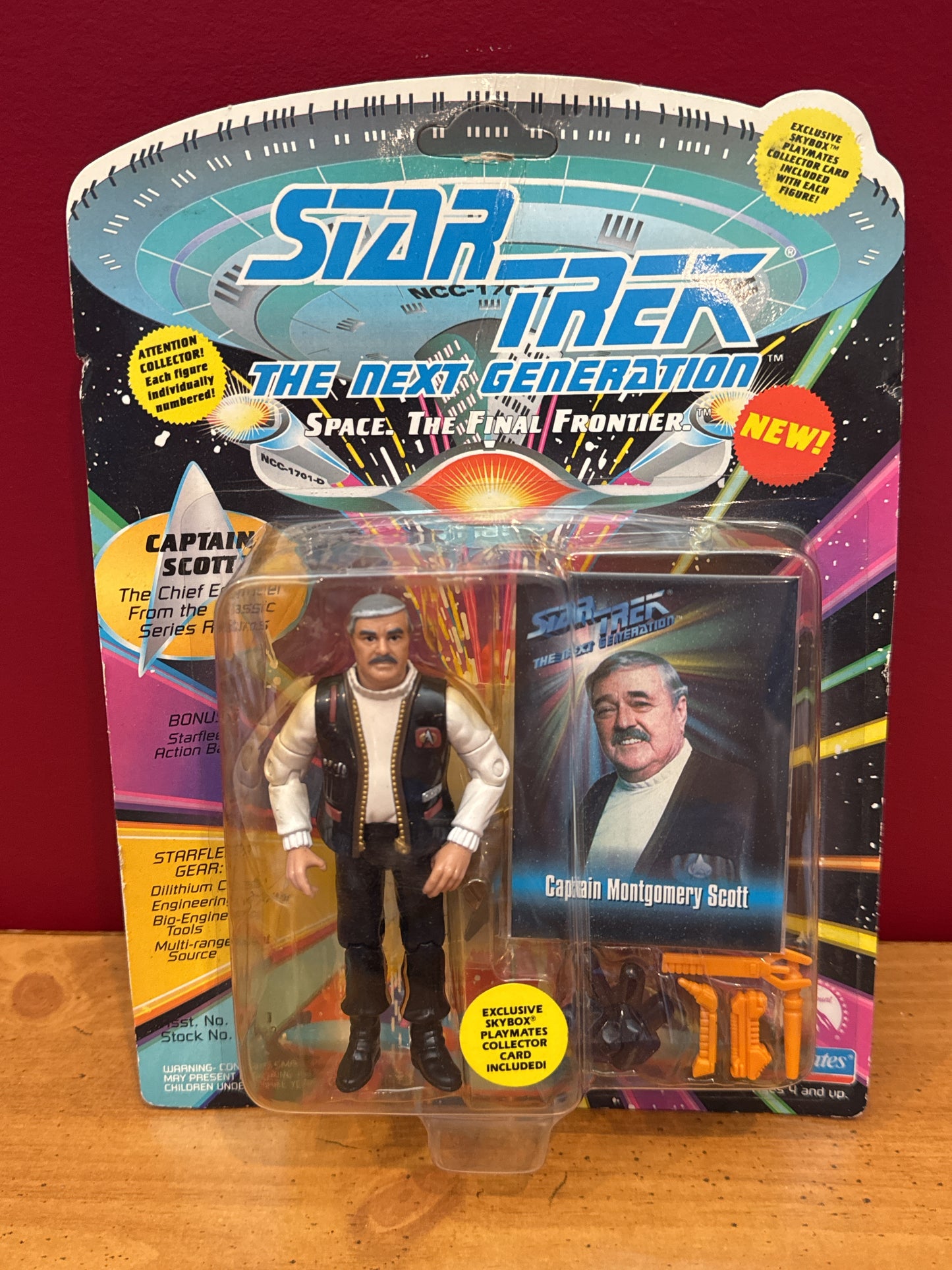 Star Trek 1993 Captain Montgomery Scott The Next Generation Final Frontier New in Package