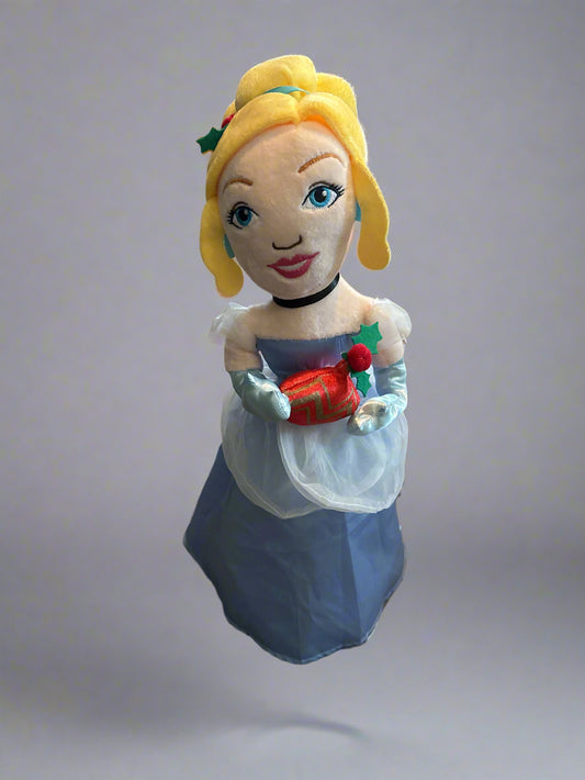 Disney Cinderella Holding Ornament/Present Holiday Standing Greeter 18" Tall New w/ Tags