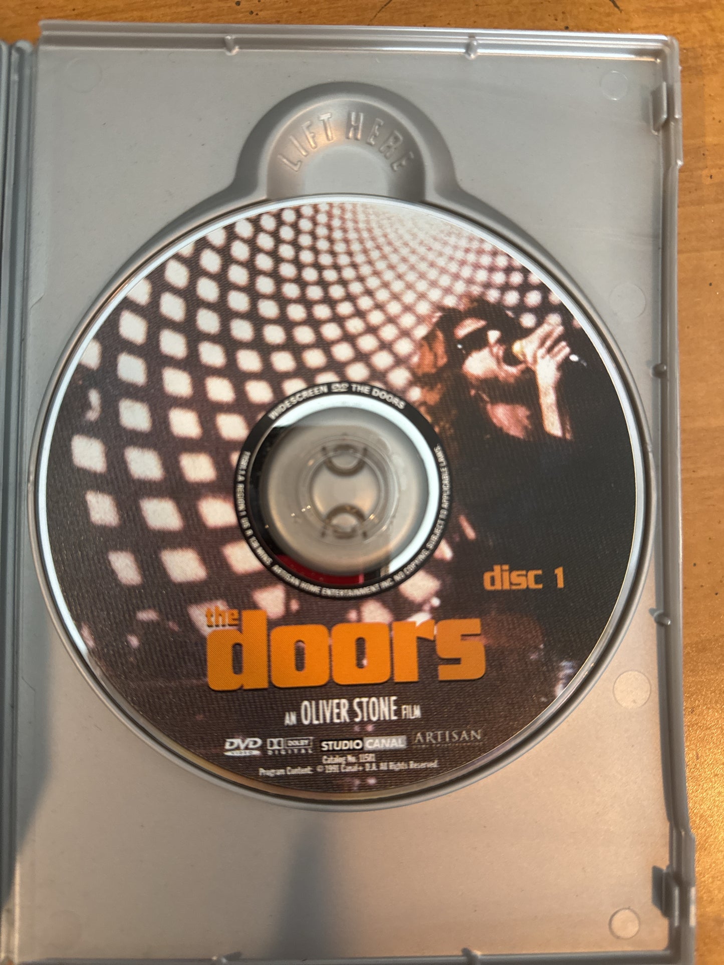 The Doors Special Edition 2 DVD Set 1991 Oliver Stone/Val Kilmer Open Used