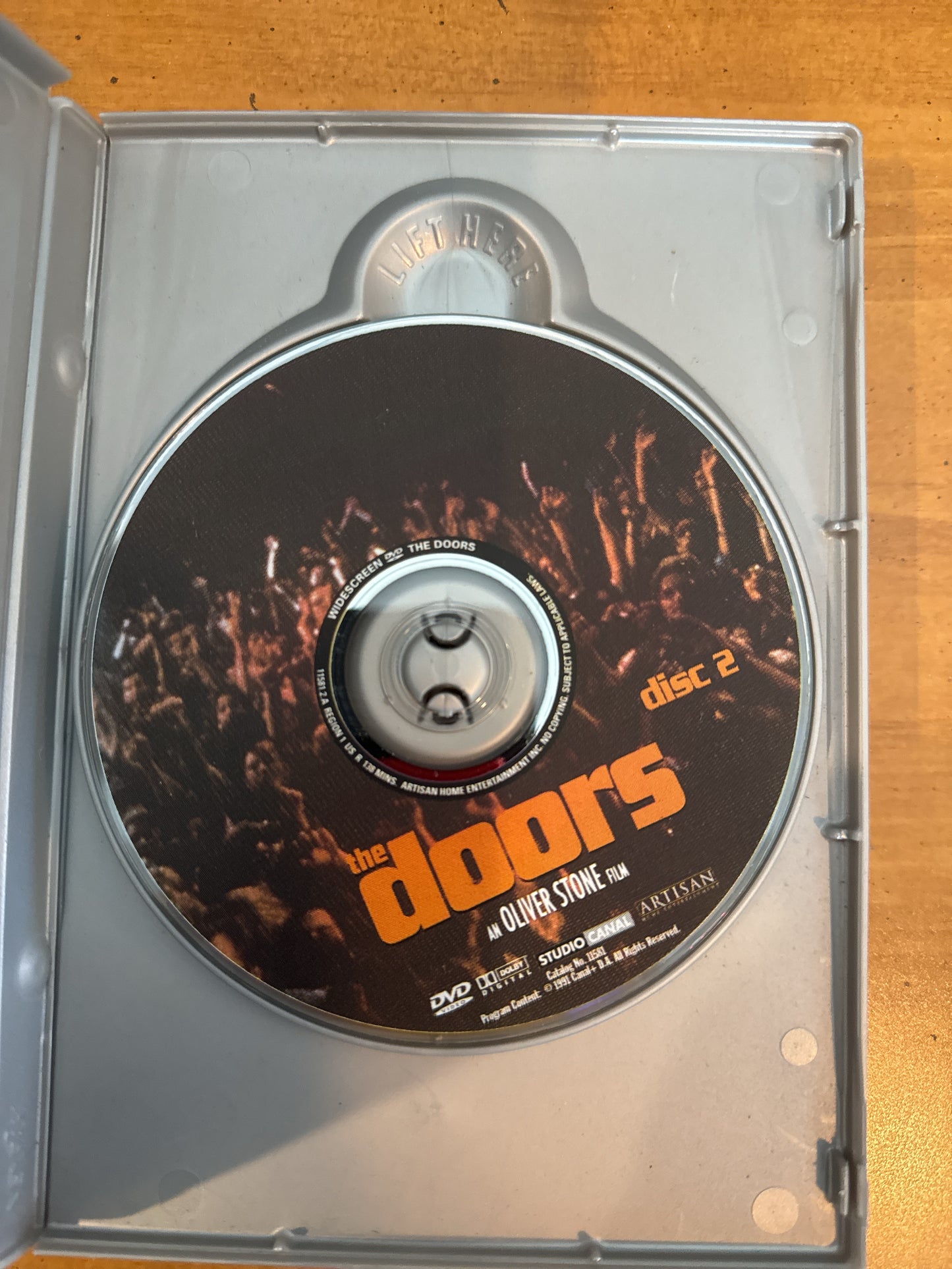The Doors Special Edition 2 DVD Set 1991 Oliver Stone/Val Kilmer Open Used