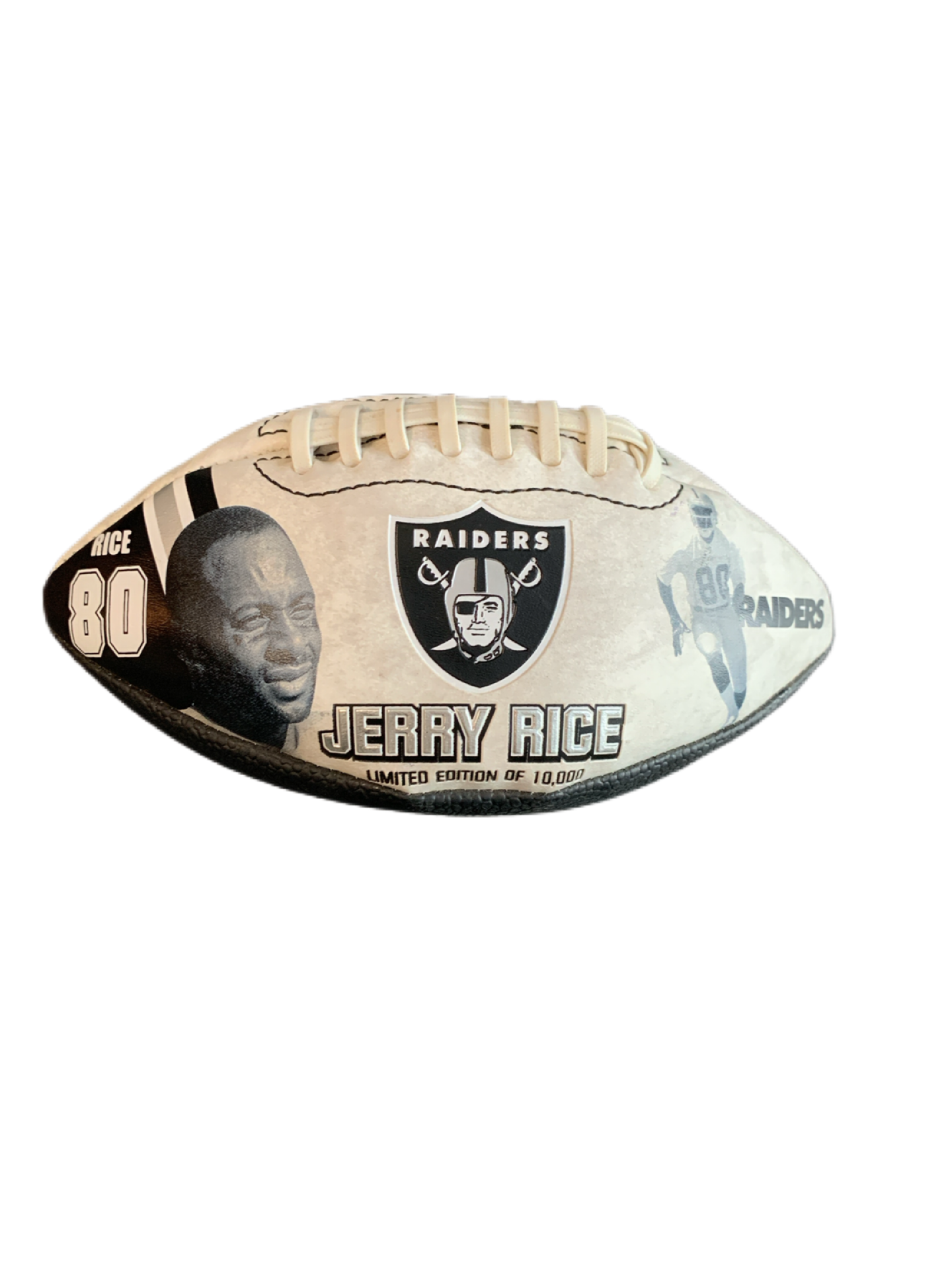 Jerry Rice Oakland Raiders Football 9"