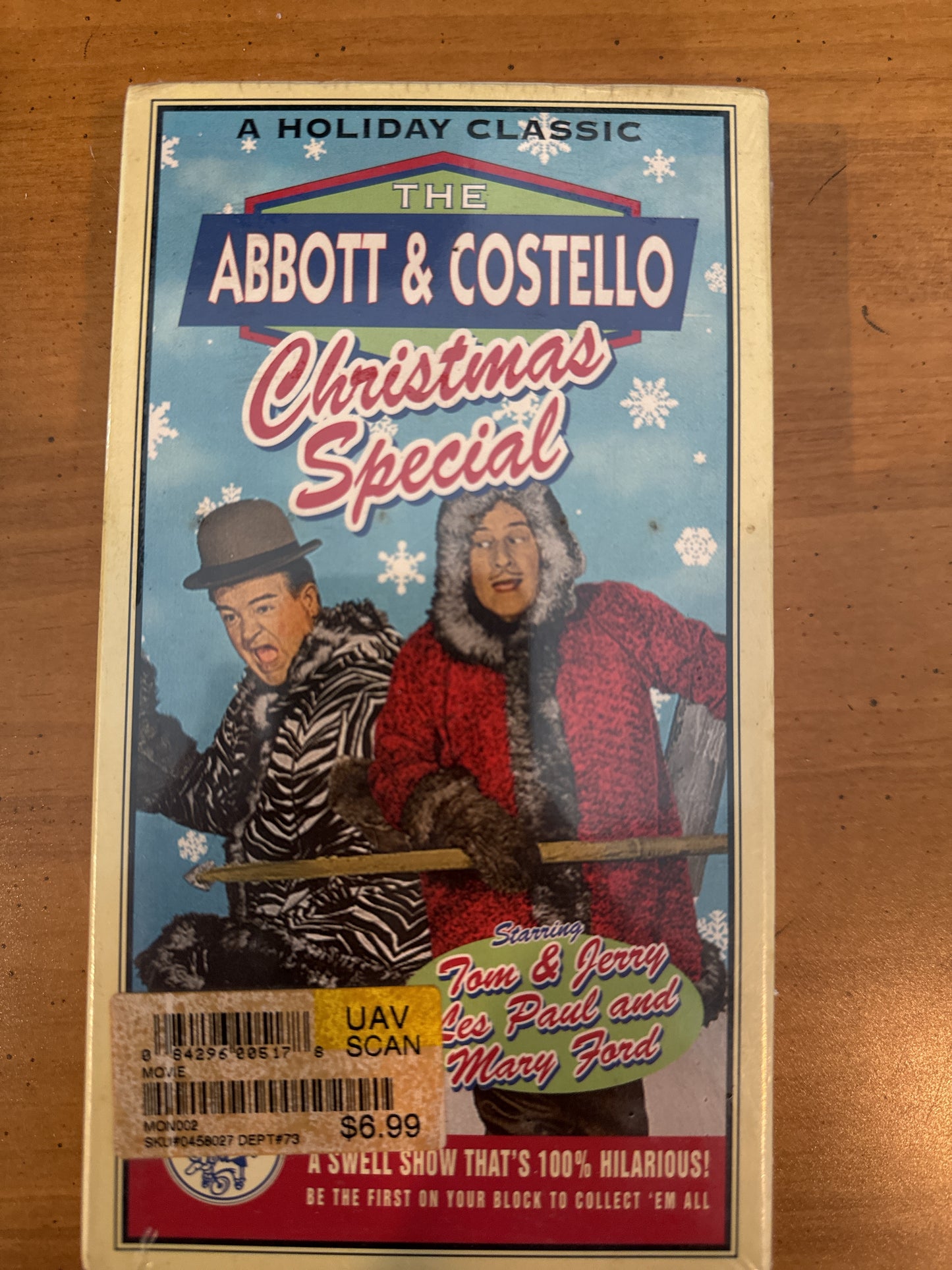 Abbott & Costello Christmas Special Holiday Classic VHS New Sealed in Plastic