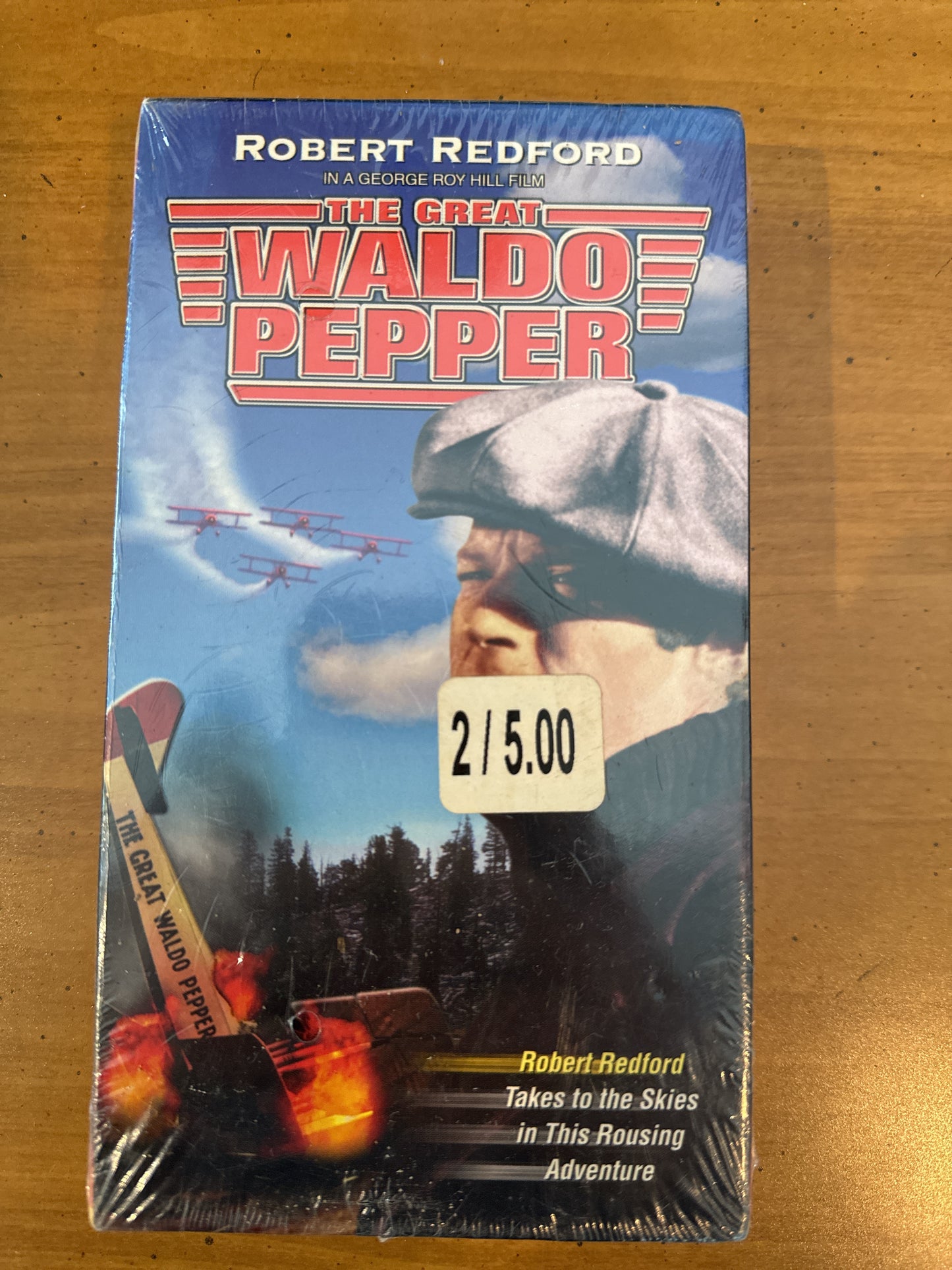The Great Waldo Pepper Robert Redford VHS New Sealed in Plastic