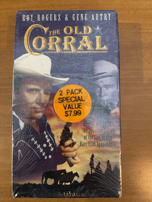 Dual DVD Package New Roy Rogers The Old Corral & Jesse James at Bay Sealed in Plastic