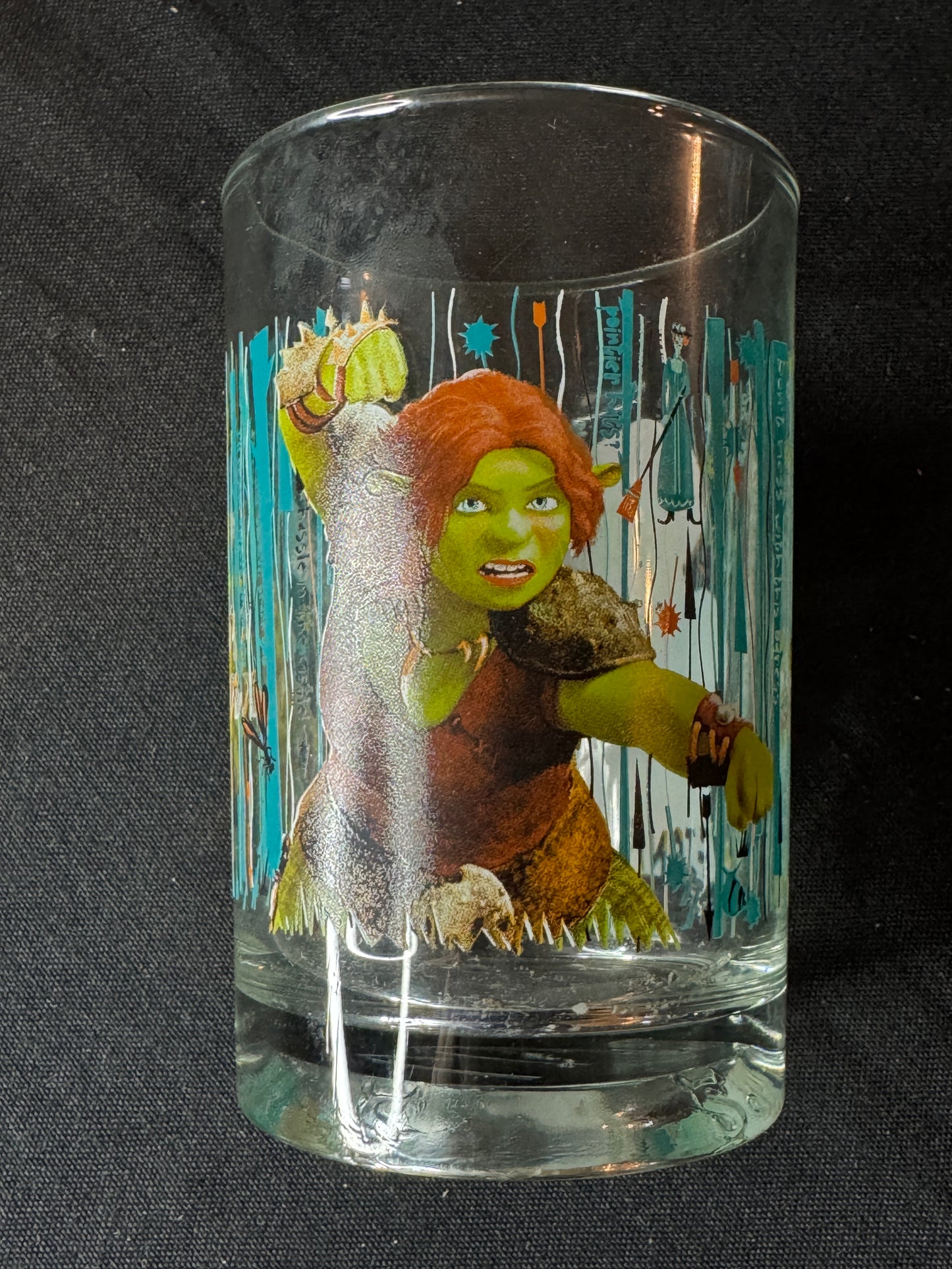 Vintage 2010 McDonalds Shrek Forever After True Loves Kiss Glass