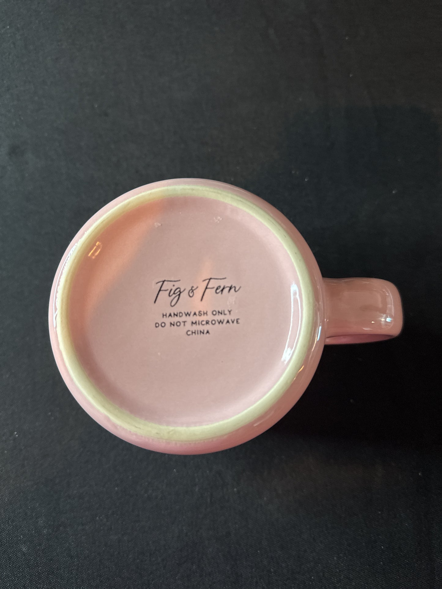 Mom Heart Pink & Red Coffee Cup Mug New 4" Tall by Fig & Fern