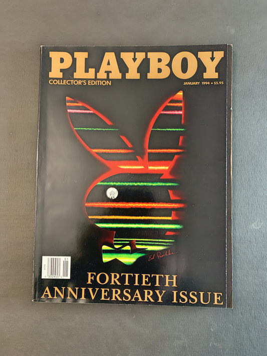 Playboy Magazine January 1994 Fortieth Anniversary Issue Collectors Edition