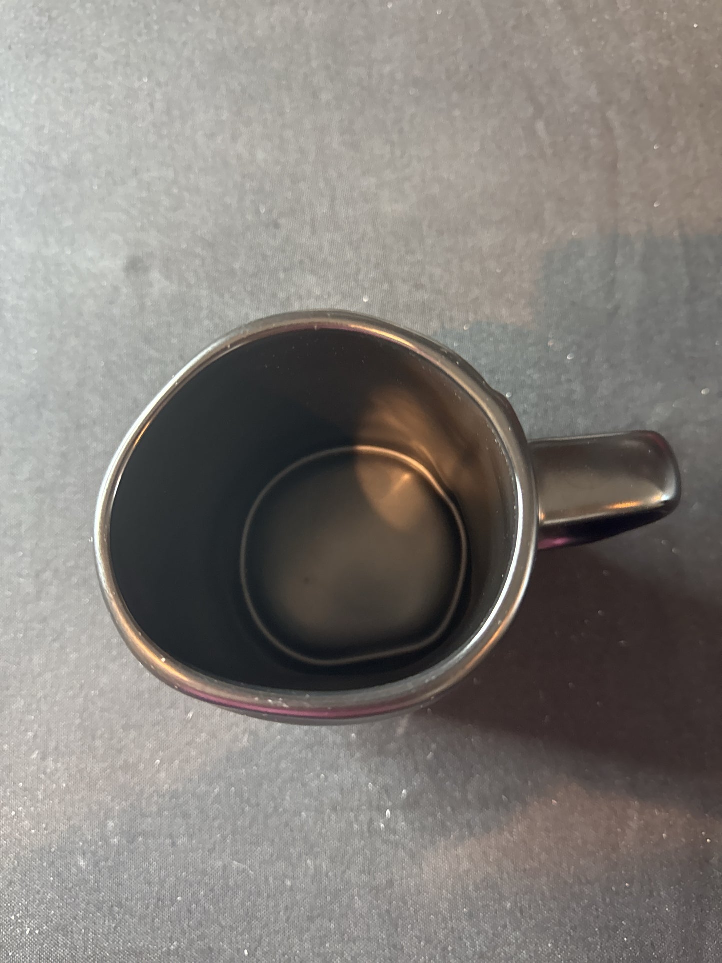Rae Dunn Black Large Boss Coffee Cup Mug New 4.75" Tall