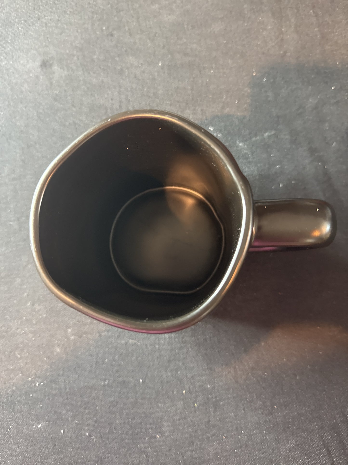 Rae Dunn Large Black "I Love Us" Coffee Mug Cup New 4.75" Tall
