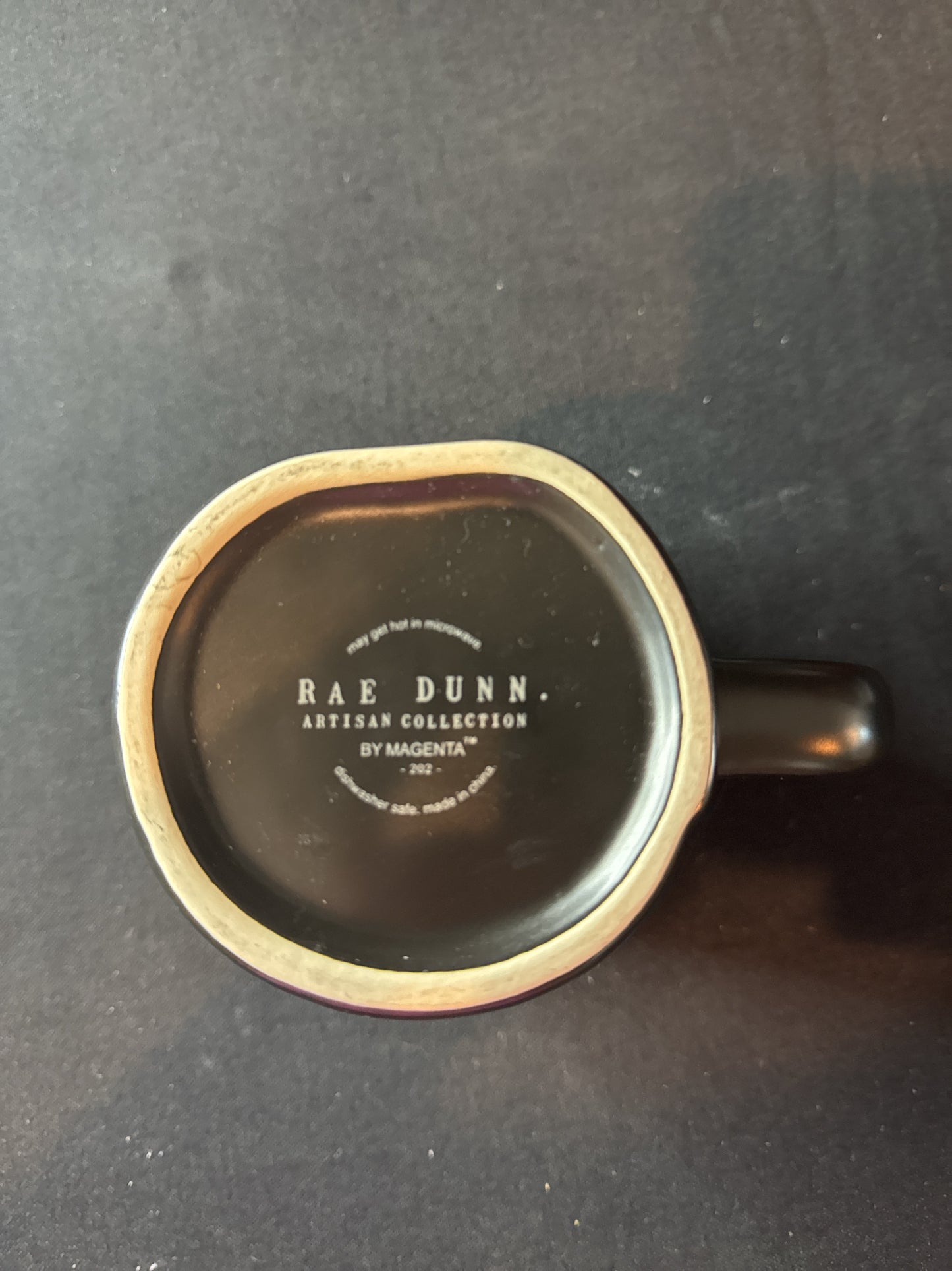 Rae Dunn Large Black "I Love Us" Coffee Mug Cup New 4.75" Tall