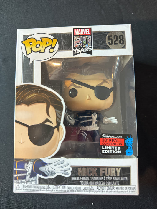 Funko Pop! Marvel 80 Years Nick Fury Bobble-Head 2019 Fall Convention Limited Edition NIB