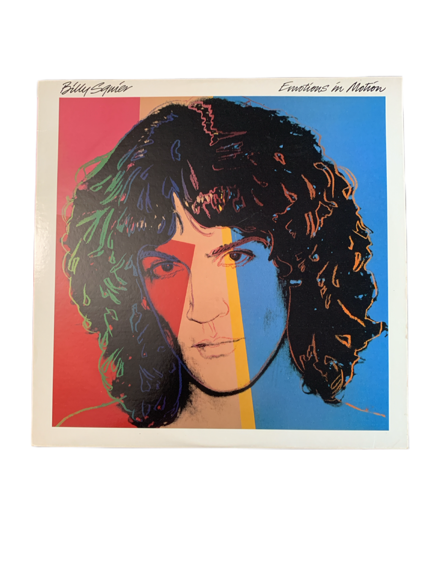 Billy Squier Emotions in Motion LP Vinyl Album Capital Records Original 1982