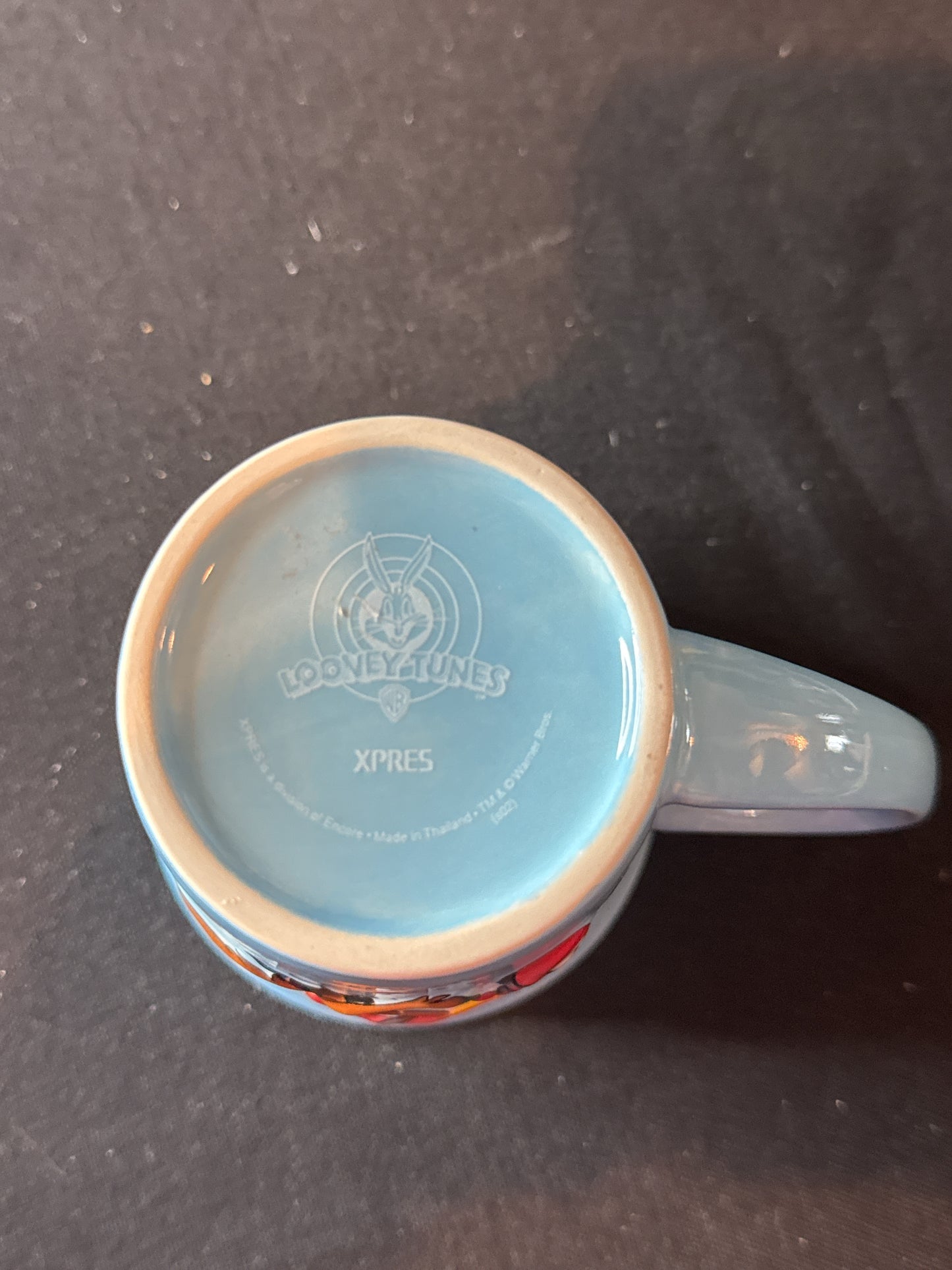 Vintage Looney Tunes Xpres 3D Wile E Coyote Thailand Mug 3.75" Tall