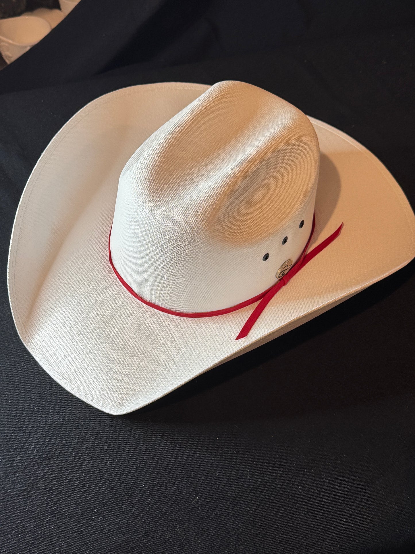 Cowboy Calgary Stampede Western Hat Ivory White Size Large Smithbilt clean New