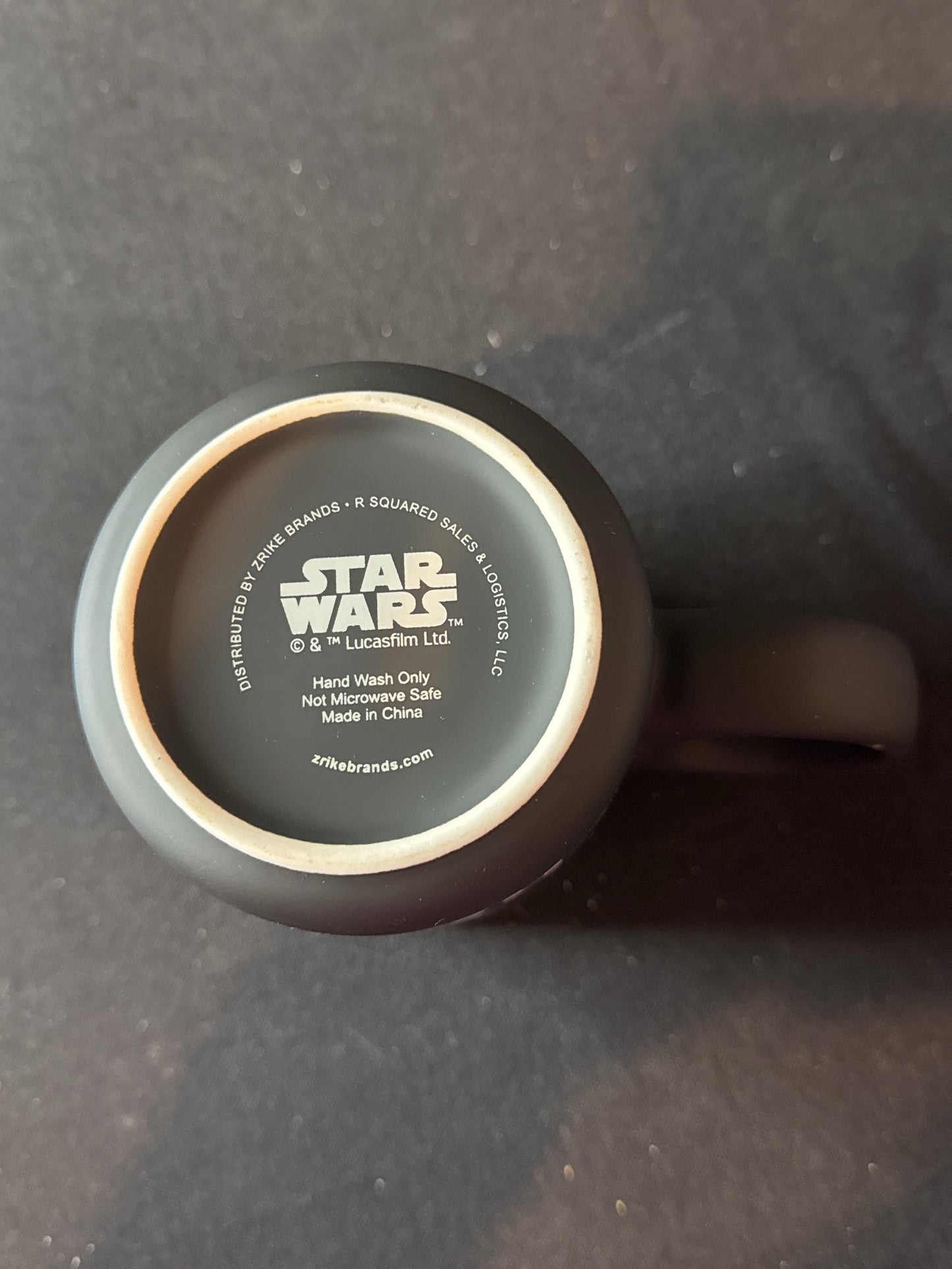 Star Wars May The 4th Be With You Black & White 16oz Coffee Mug Cup 4 5/8" Tall