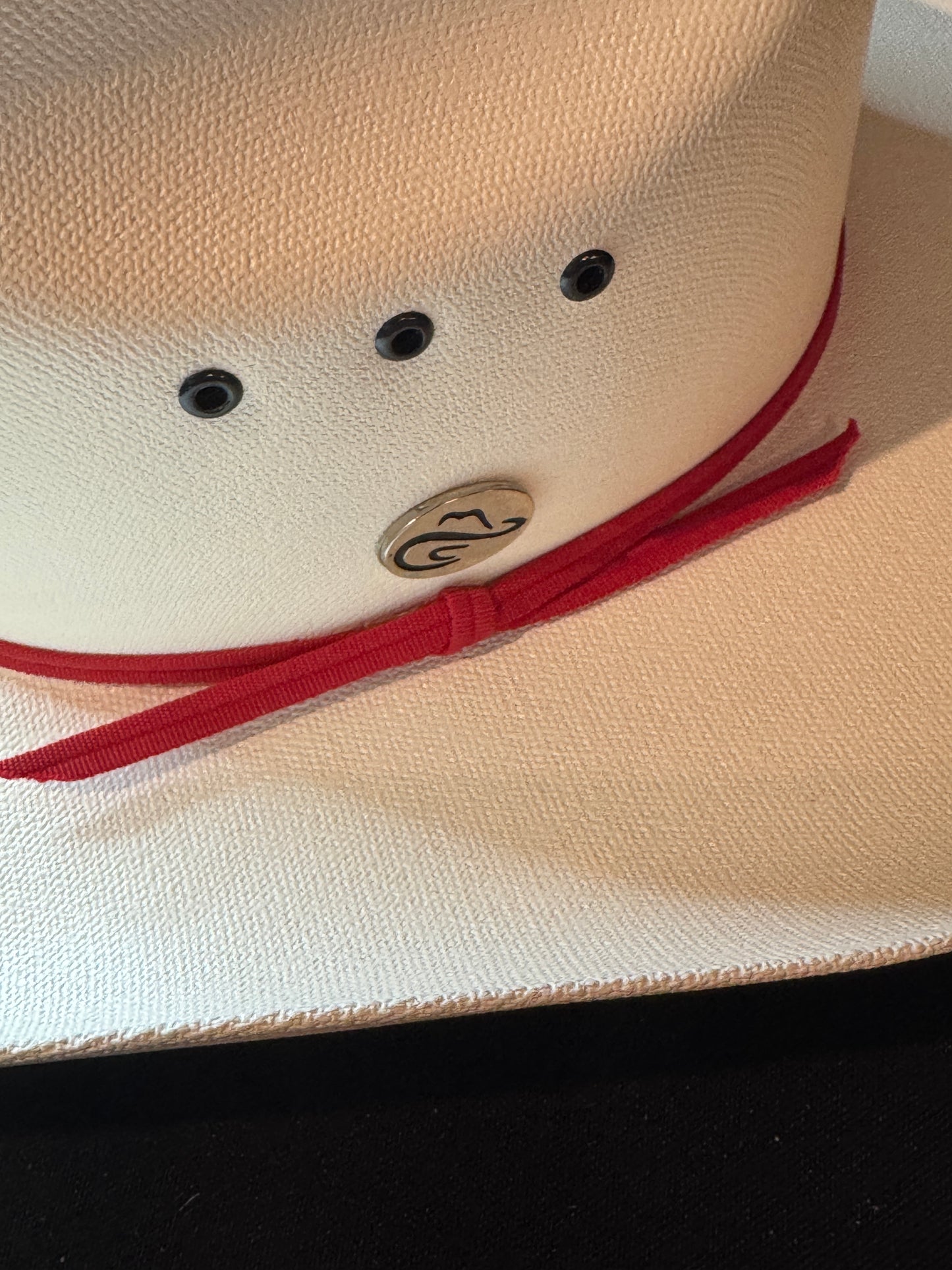 Cowboy Calgary Stampede Western Hat Ivory White Size Small/Medium Smithbilt clean New