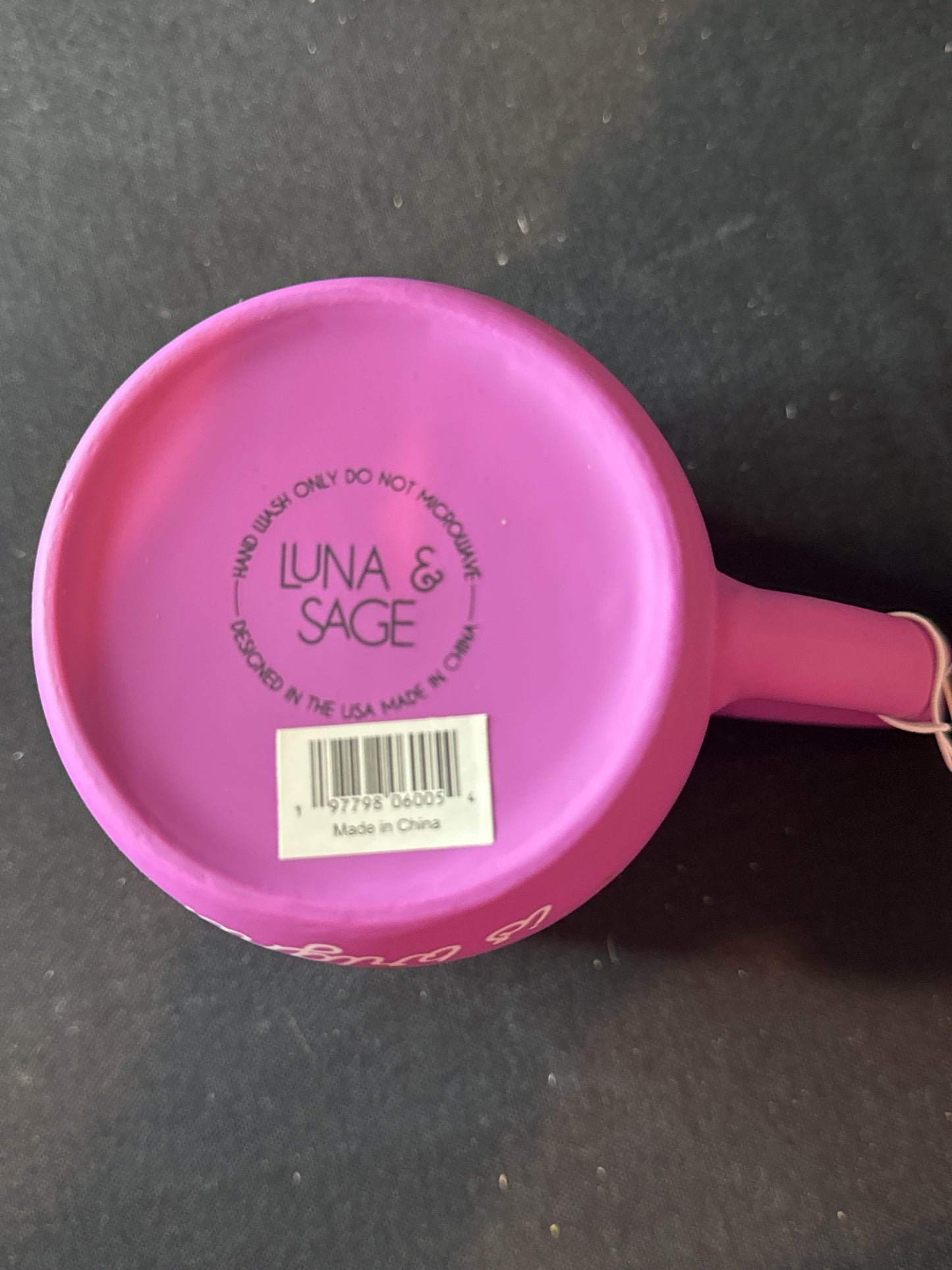 The Future Is Bright Luna & Sage Purple Soft Feel Coffee Cup Mug New With Tags