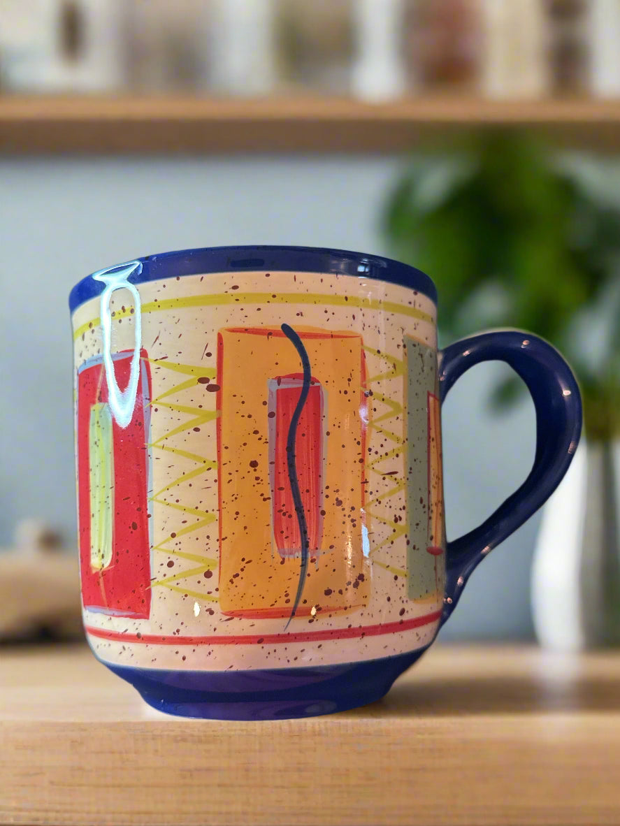 Pfaltzgraff Sedona Pattern Large Coffee Cup Mug 4.25" Tall