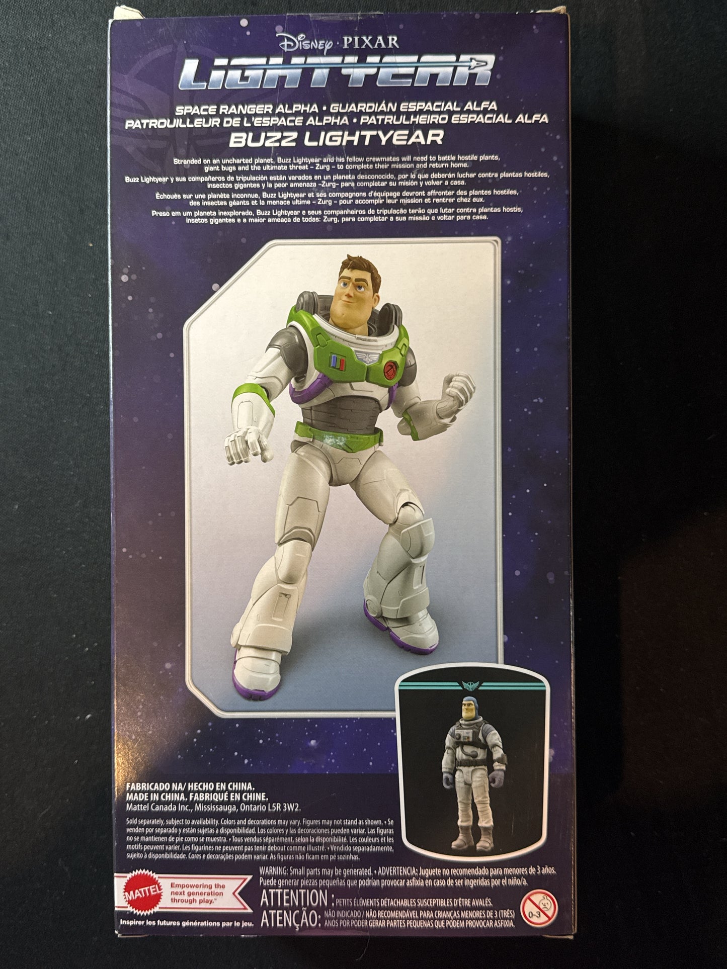 Disney Pixar Lightyear Space Ranger Alpha Buzz Lightyear New in Box Mattel