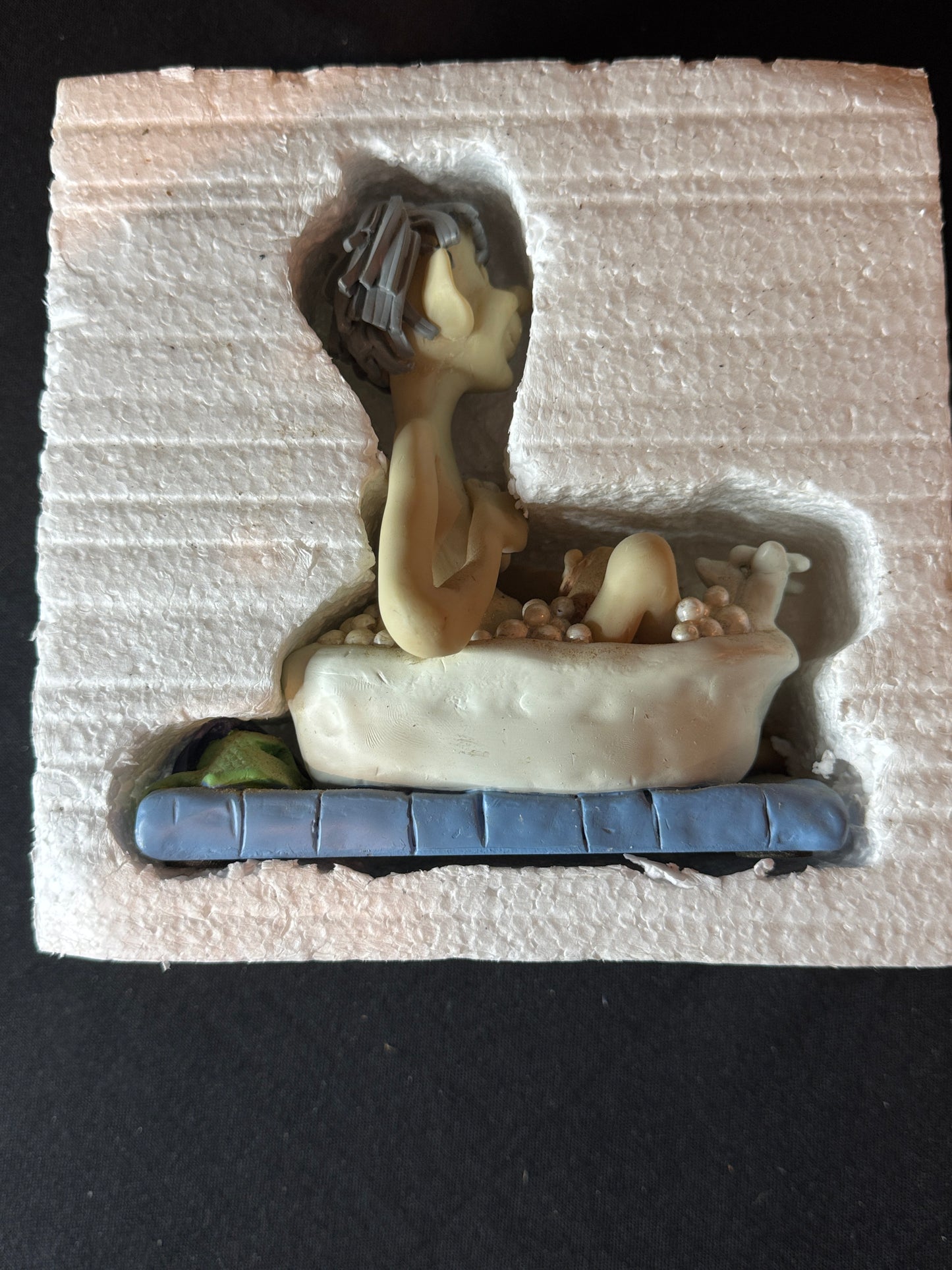 EFY Especially For You Bath Time Figurine New in Styrofoam. 6" Tall x 6" Long