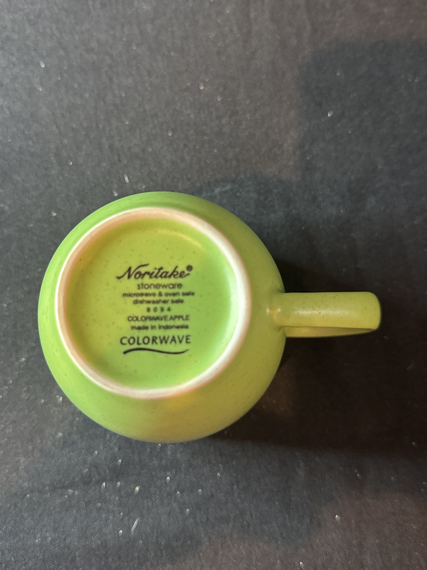 Noritake Colorwave #8094 Apple Stoneware Coffee Mug Cup 3 7/8" Tall