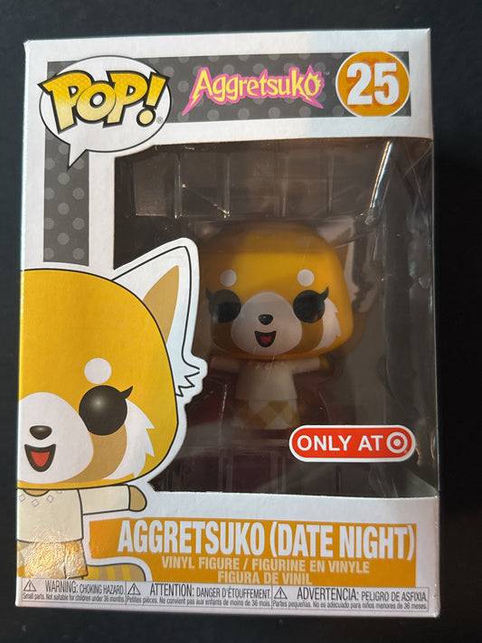 Funko Pop! Aggretsuko #25 Target Exclusive (Date Night) Vinyl Figure New In Box