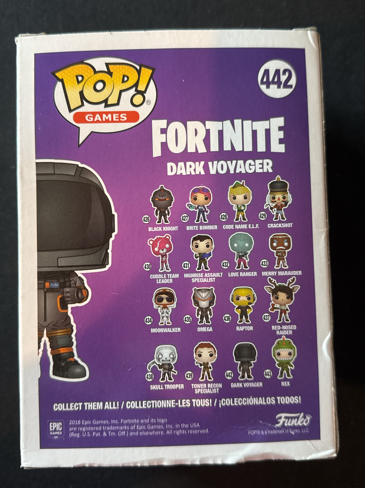 Funko Pop! Fortnite #442 Dark Voyager Vinyl Figure New in Box