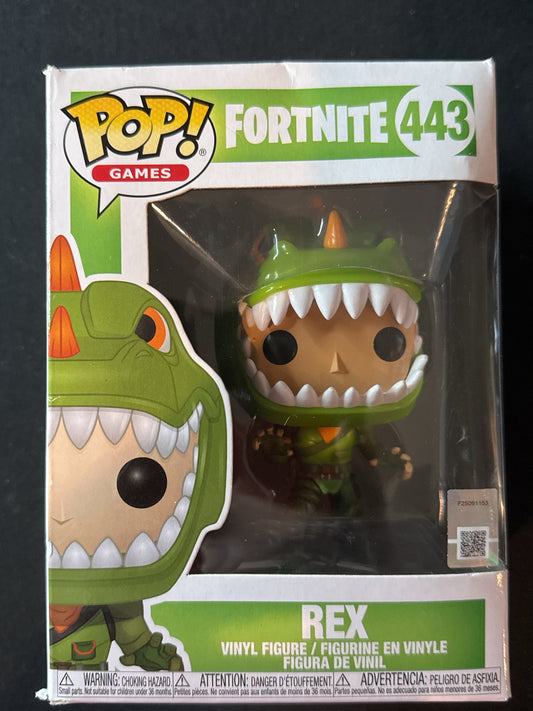 Funko Pop! Fortnite #443 Rex Vinyl Figure New in Box