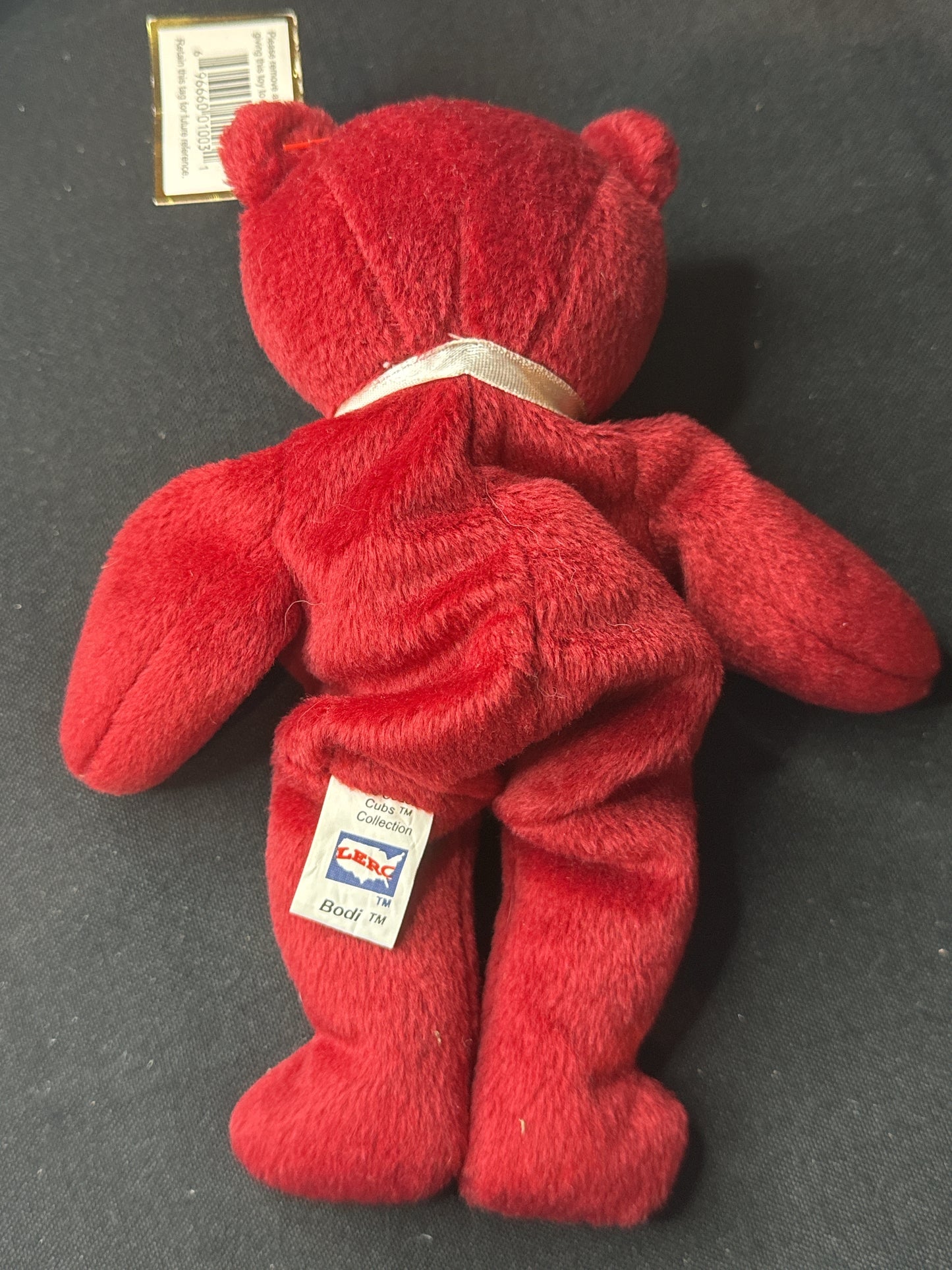 The Coastal Cubs BODI Lighthouse Bear Beanie Plush Bodie Island LERC Red 8" Tall