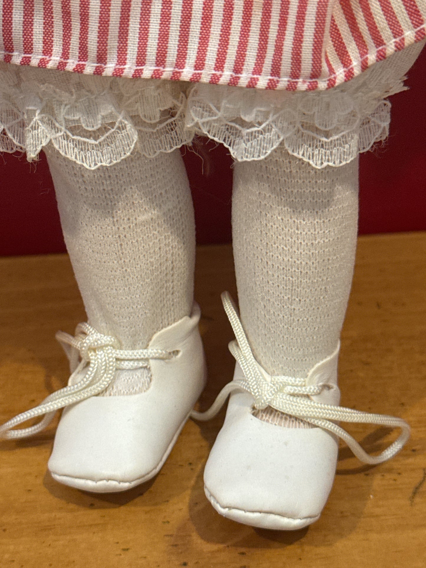 Porcelain Collectible Doll Red White and Blue Patriotic Special Edition United States Tag 16" Tall