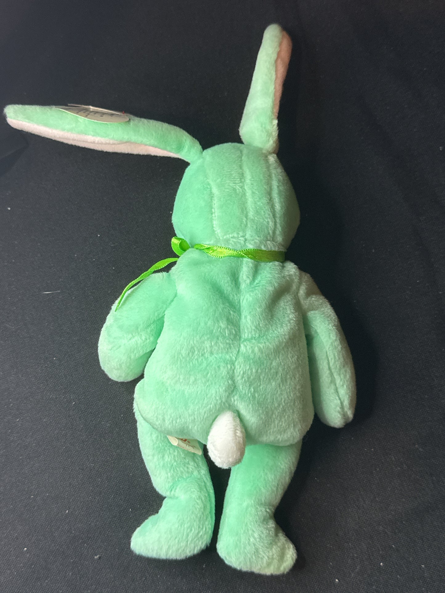 Original Ty Beanie Baby Mint Green 1996 Hippity Bunny Tag Spelling Error