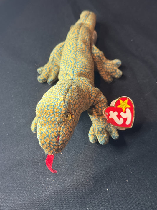 Ty Beanie Baby SCALY the Lizard Plush Stuffed Animal