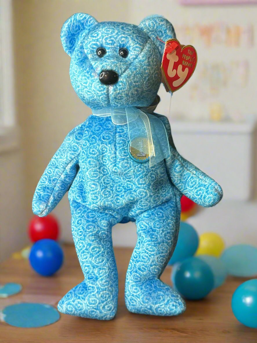 Ty Beanie Baby CLASSY the People's Beanie Bear, Pristine Condition w/ Tags