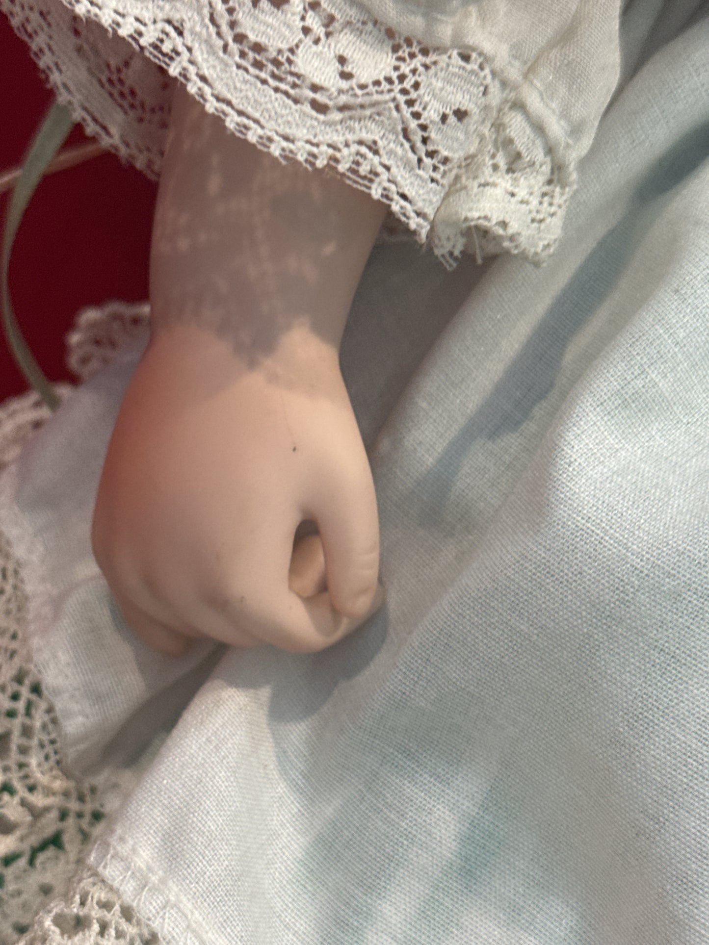 Danbury Mint 20" Porcelain Doll Molly By Peggy Dey Irish Redhead Girl Vintage