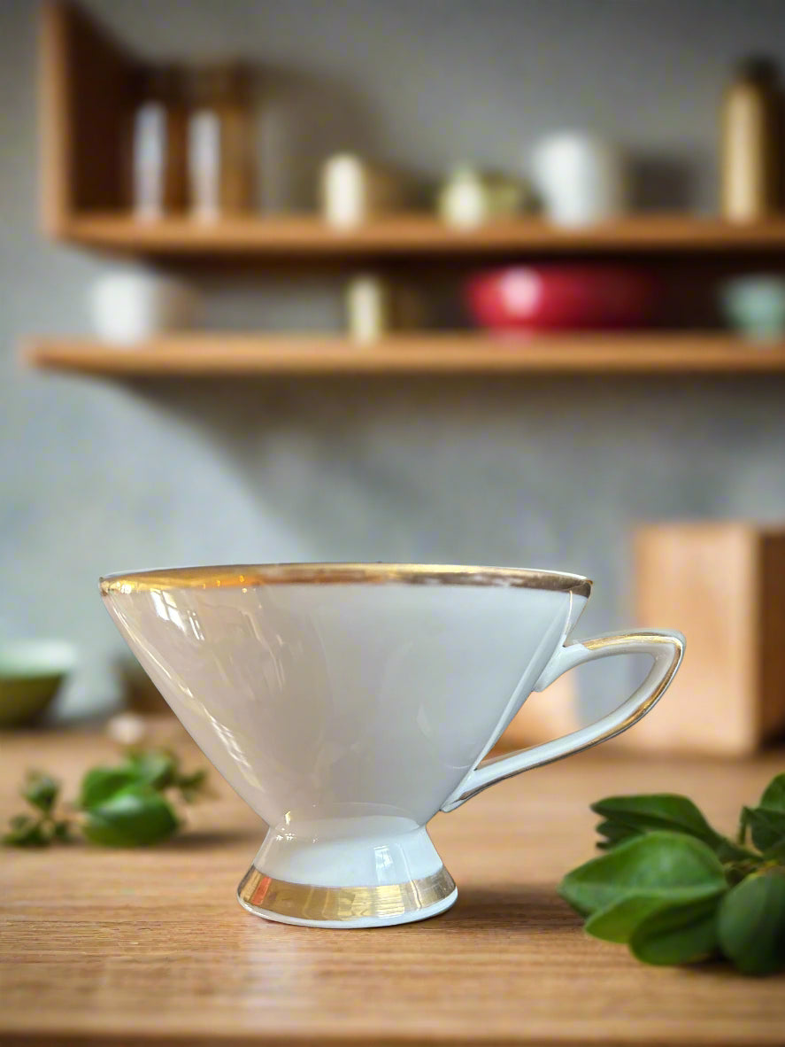 Winterling Tea Cup and Saucer and Salad Plate 2.75" Tall Cup 6" Wide Saucer 7.5" Wide Plate