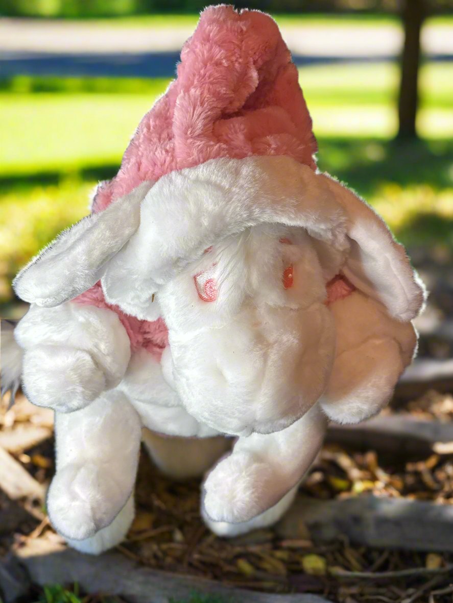 Disney Store Exclusive "Snowball" Eeyore 12" Holiday Plush Pink 12" Tall Sitting