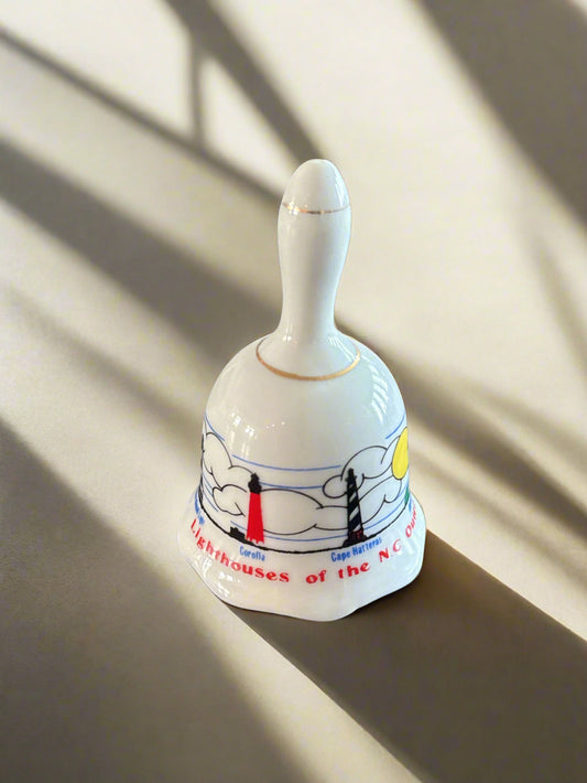 Vintage Collector's Bell "Lighthouses of the Outer Banks" 3.25" Tall