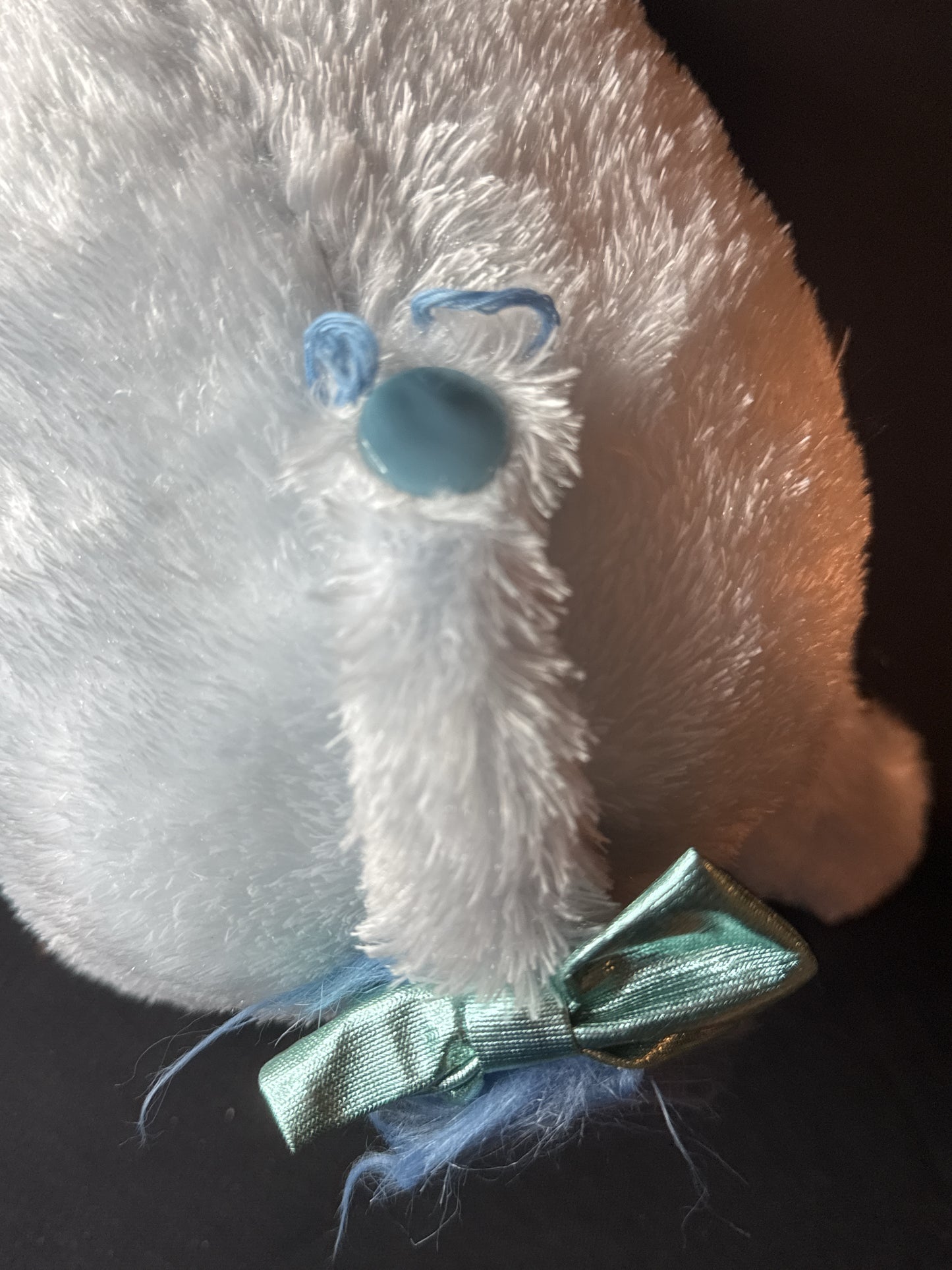 Disney Store Exclusive Eeyore Plush 12" Pastel Baby Blue Tail Removable Metallic Ears Sparkly