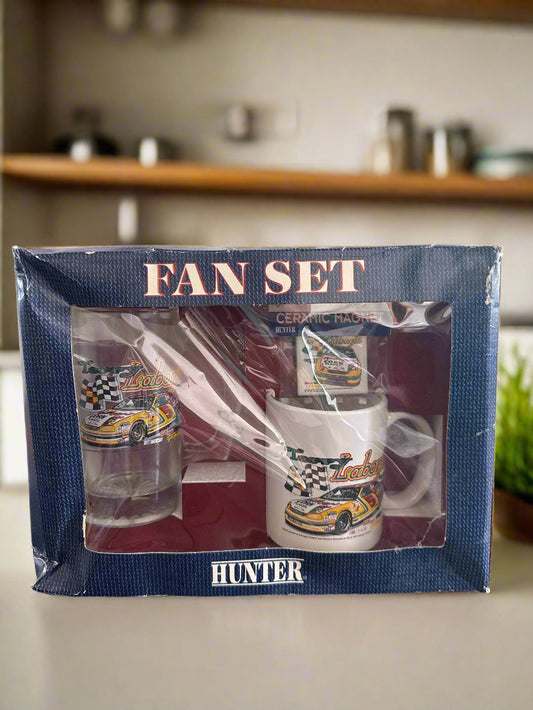 Nascar Terry Labonte 5 Fan Set by Hunter, Beer Mug, Coffee Mug & Ceramic Magnet. NIB