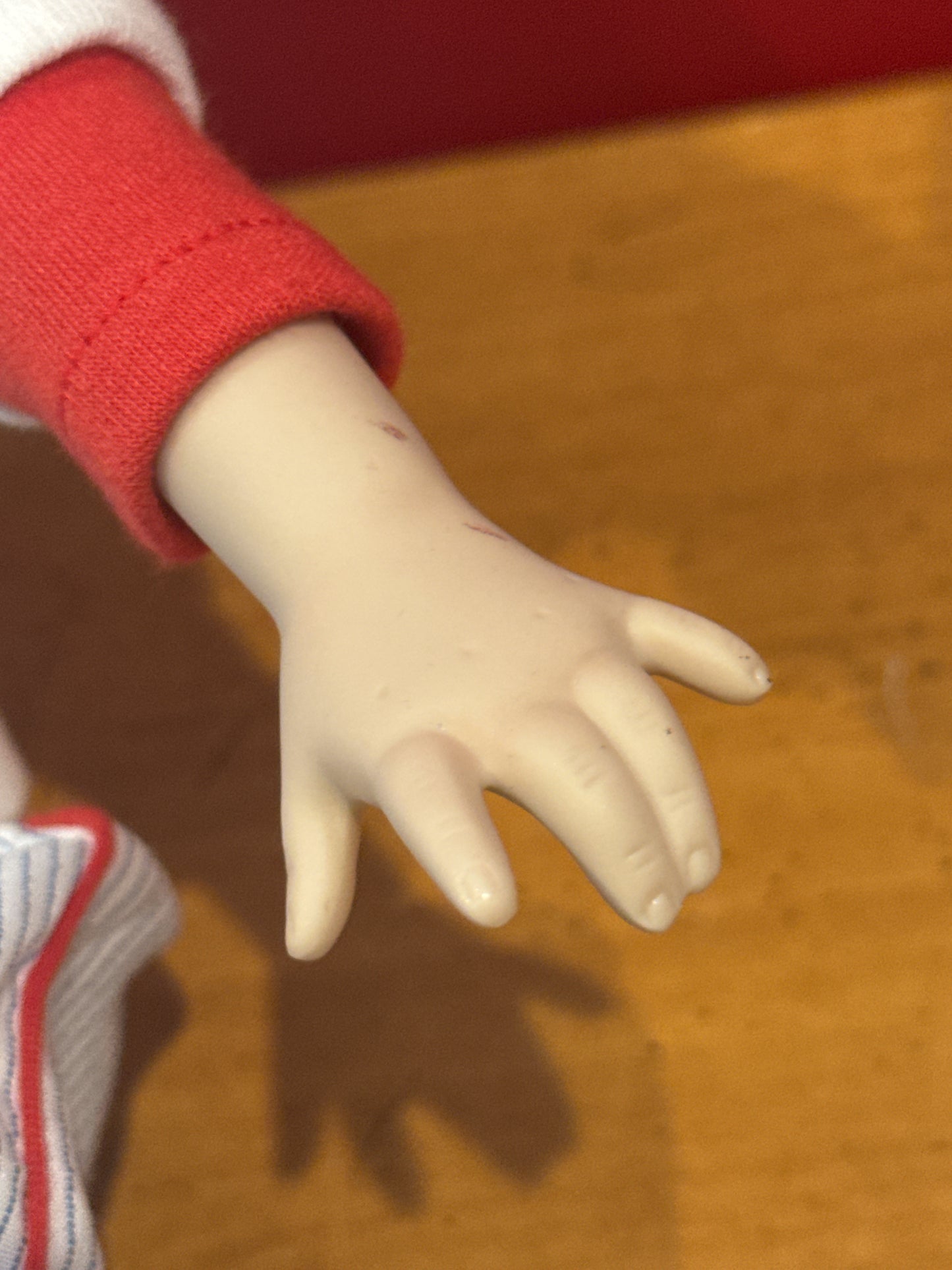 Yolanda Bello Michael Baseball Player Vintage Porcelain Collectible Boy Doll No Hat 14" Tall