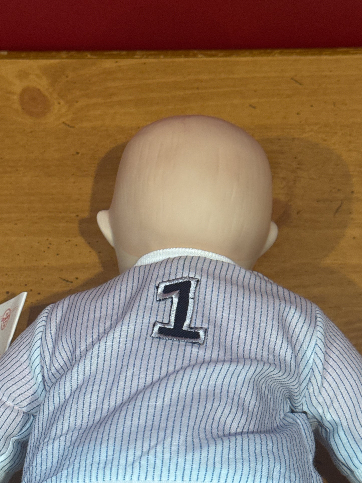 Yolanda Bello Michael Baseball Player Vintage Porcelain Collectible Boy Doll No Hat 14" Tall