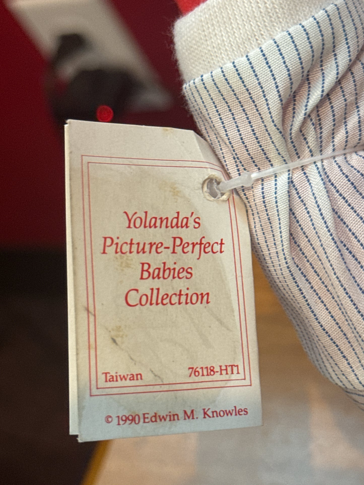 Yolanda Bello Michael Baseball Player Vintage Porcelain Collectible Boy Doll No Hat 14" Tall