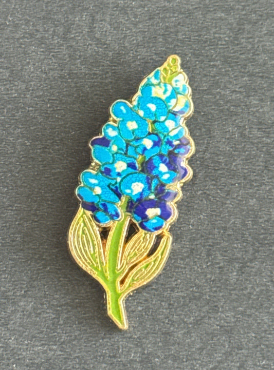Blue Flower Enamel Pin