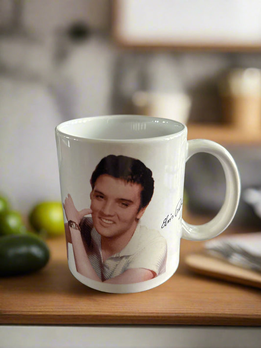Elvis Presley Coffee Mug Cup Clean