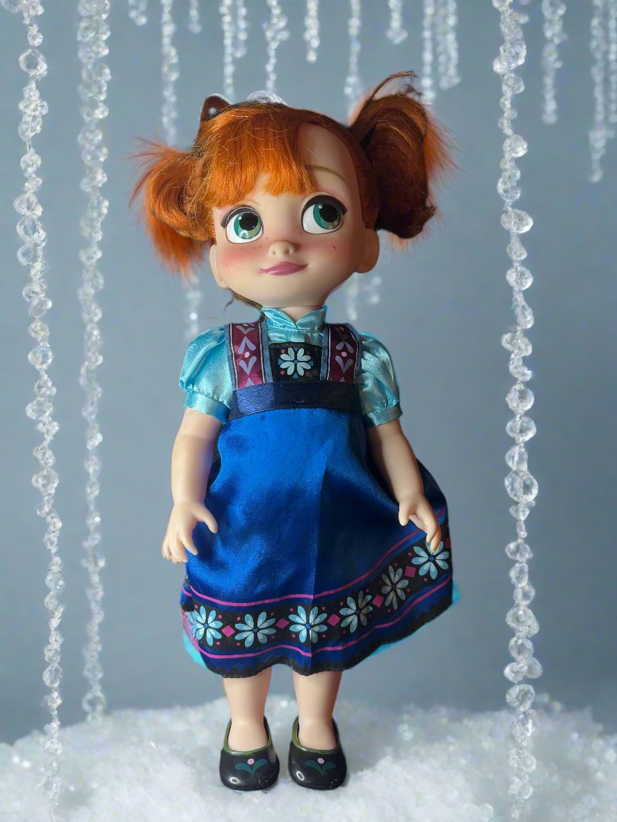 Disney Animator 16" Doll Lot Frozen Anna With Shoes