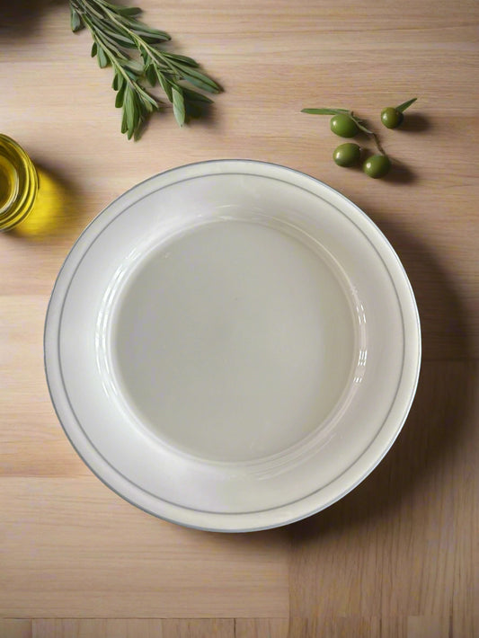 Lenox Grey Pinstripes (For The Grey) Bread & Butter Plate 6 5/8" Wide