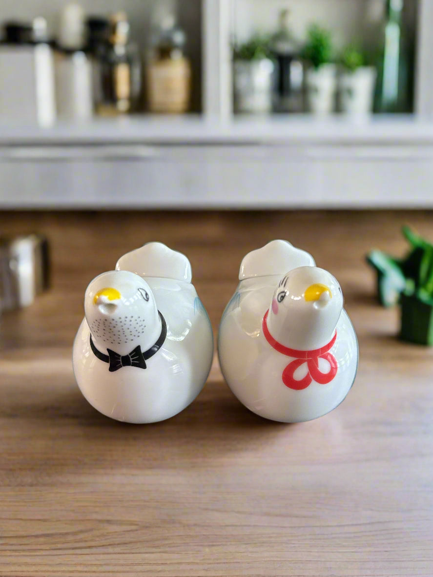 Ceramic Turtle Dove Teriyaki or Oil & Vinegar Pourers Very Unique & Rare
