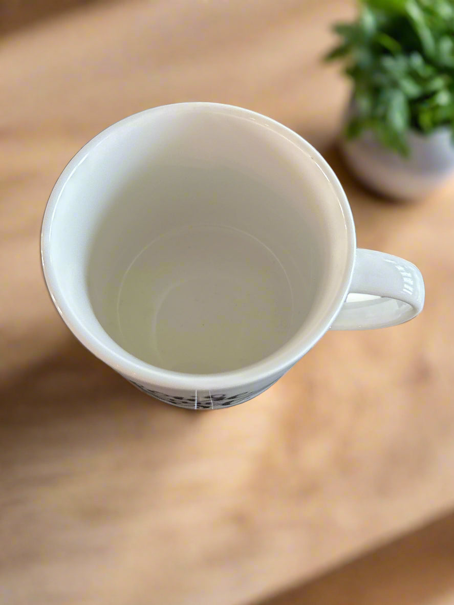 Porcelain Coffee Cup Mug You're The Best White and Gold 3.5" Tall