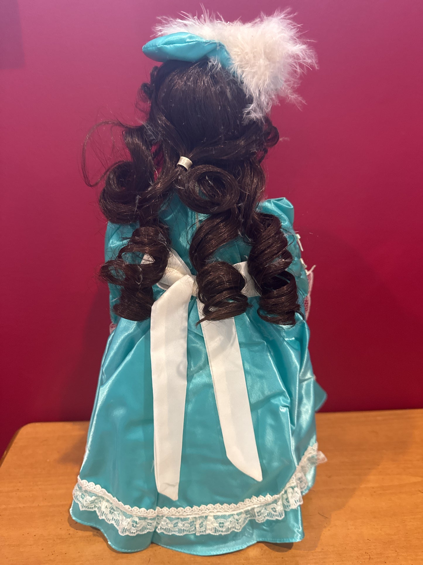 Dynasty Doll Collection Porcelain Doll Francine 16" Tall w/ Tag & Hallmark On Neck In Original Box